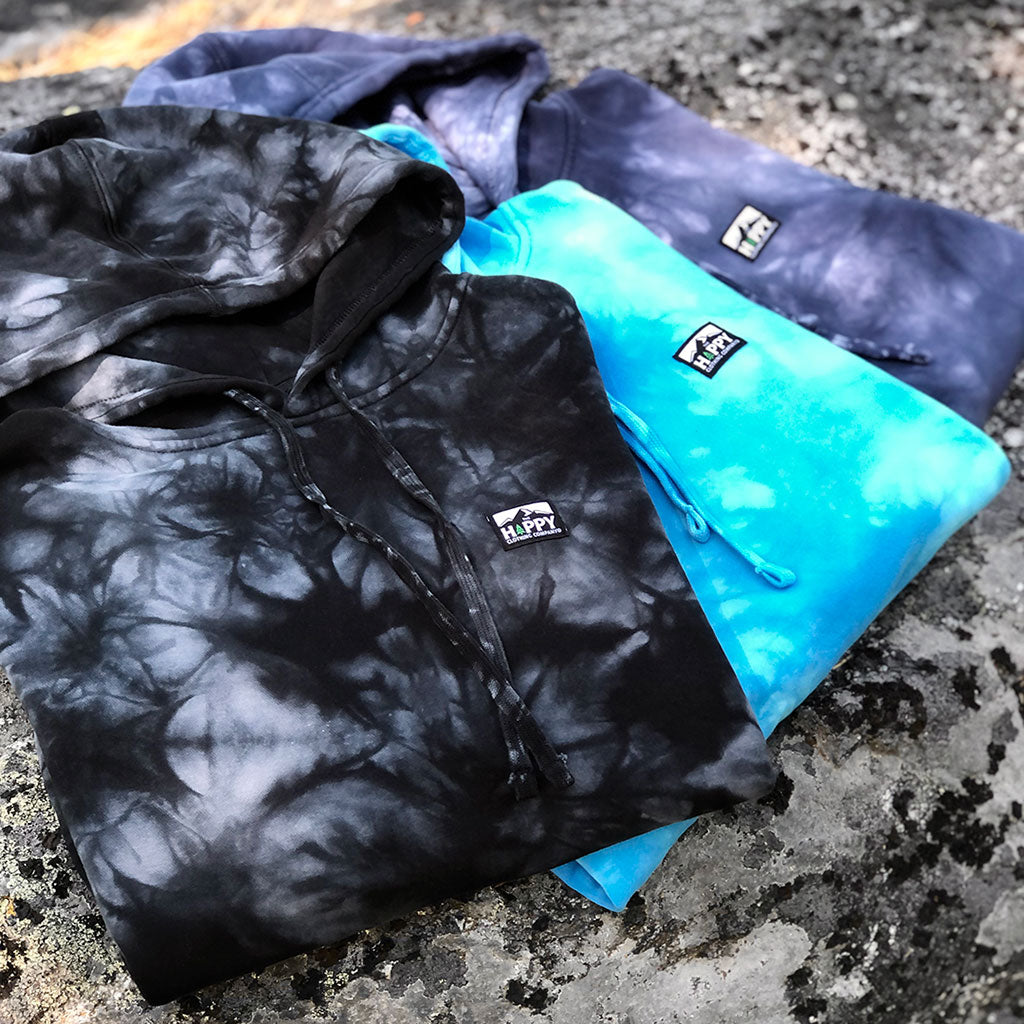 Tie-Dyed Unisex Hoodie w / Logo Label | 🌌 Space Edition 