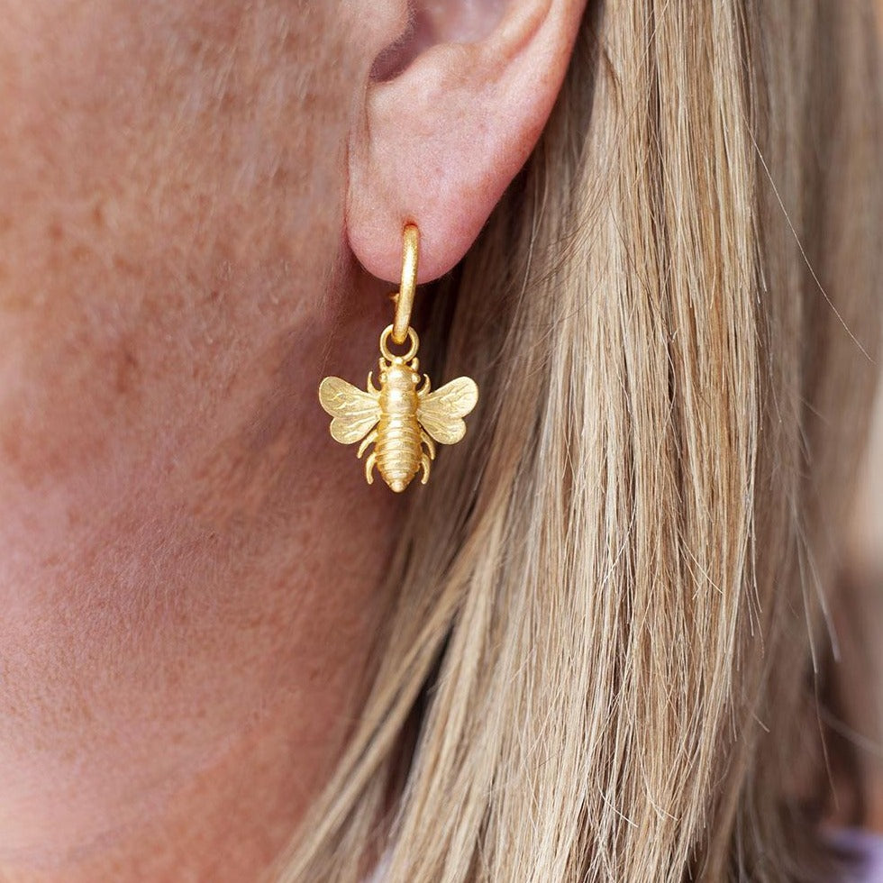 Isadora Bee Hoop Earring
