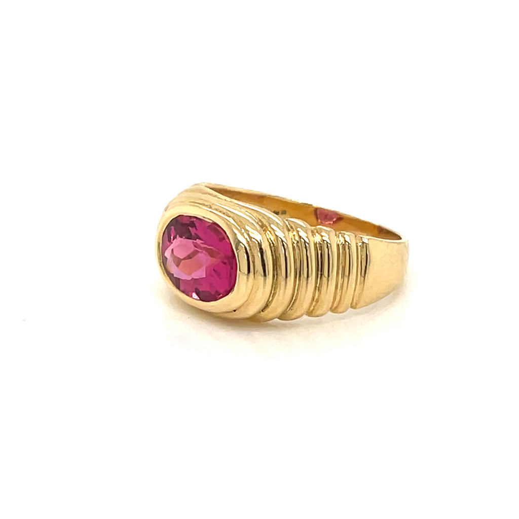 Bulgari 5 Carat Tourmaline Gold Vintage Ring – De Maria Jewelry