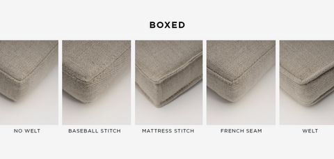 Types of Boxed Cushions