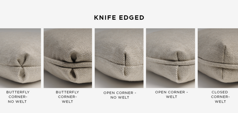 Knife Edge Cushions