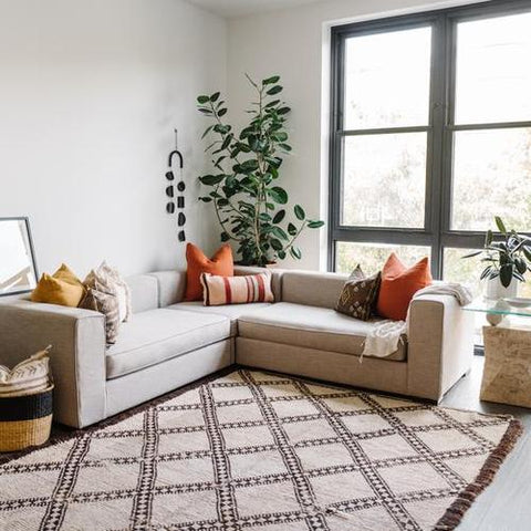 Apartment F found & made Beni Ourain Moroccan rugs