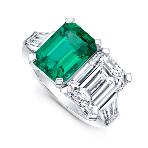 Emerald Forever Ring | bespoke fine jewelry | Alexandra Jules