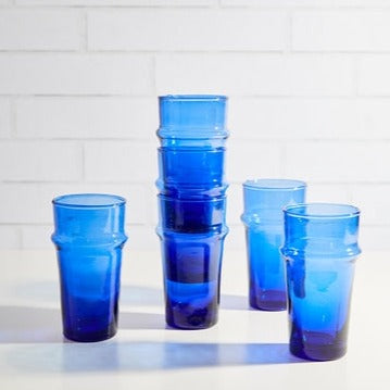 Blue Beldi Glass