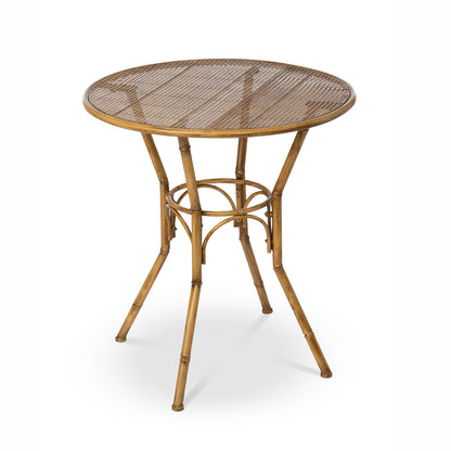 Perforatie maximaliseren diefstal Metal Bamboo Bistro Table – Hester & Cook