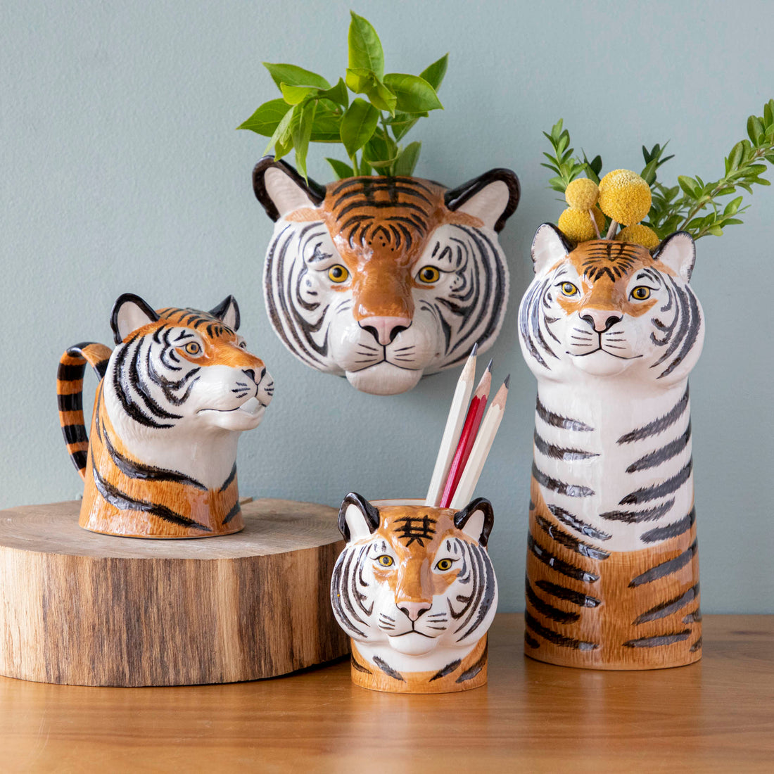 Animals & Co Porcelain Zebra Tea Pot Pitcher Art Hand Made