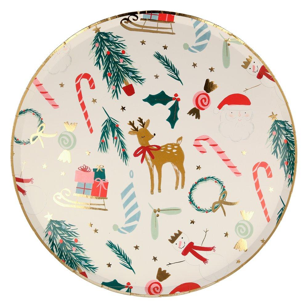 Festive Motif Plates