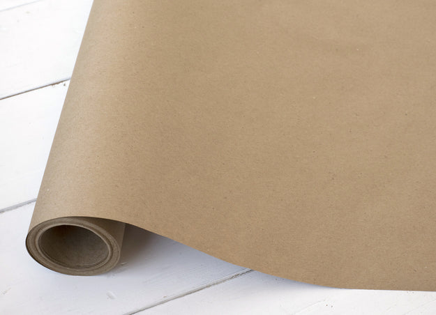 brown paper table