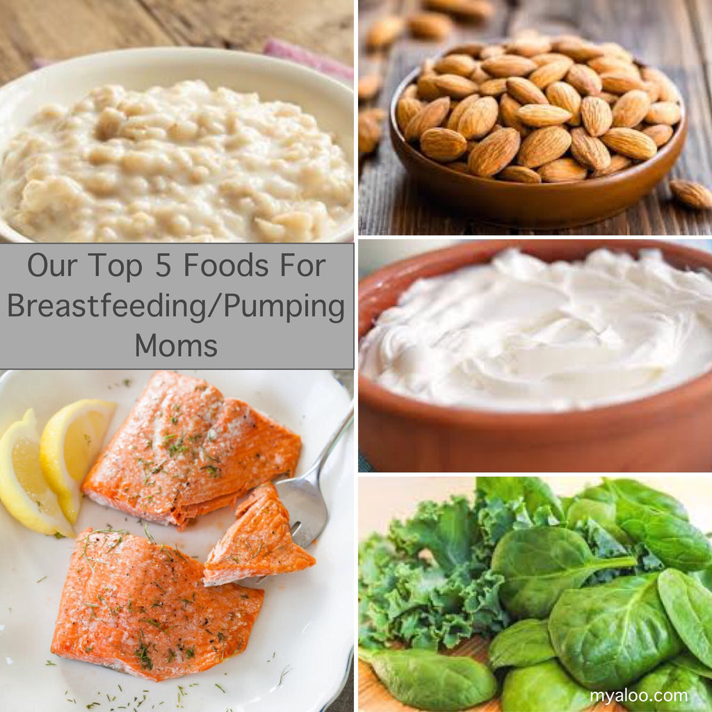 Top 5 Foods for Breastfeeding/Pumping Moms! – aLoo