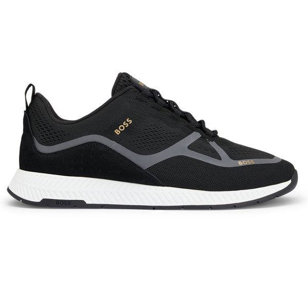 Hugo Boss Men's Titanium Lace-Up Sneakers