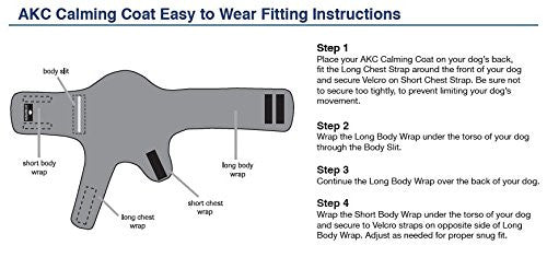 akc calming coat instructions