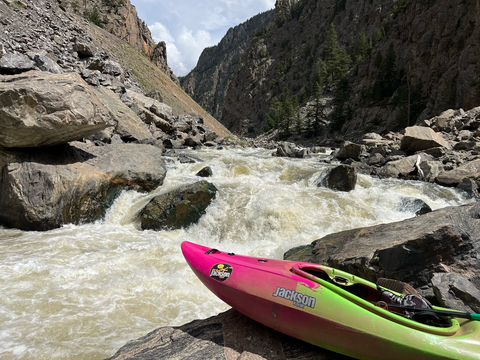 Antix after Tunnel Rapid - Gore Canyon