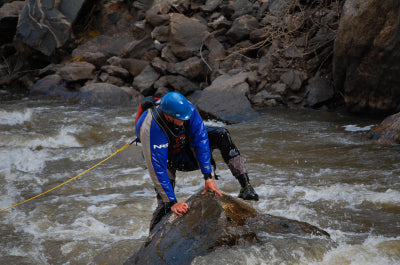 accessing a rock