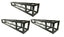 Three LK-20150 1.5 Meter 4.92 ft. Square 8"x8" Black Trussing Box Truss Section Bolted