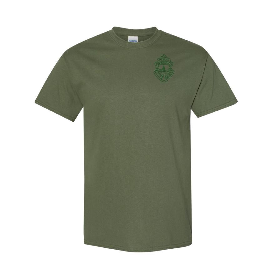 Vermont State Police T-Shirt - Military Green – Vermont Trooper Store