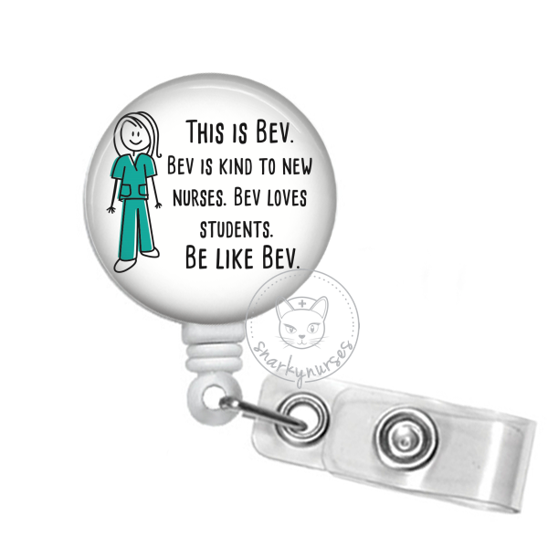 Just A Girl Who Loves Chickens retractable badge reel, medical