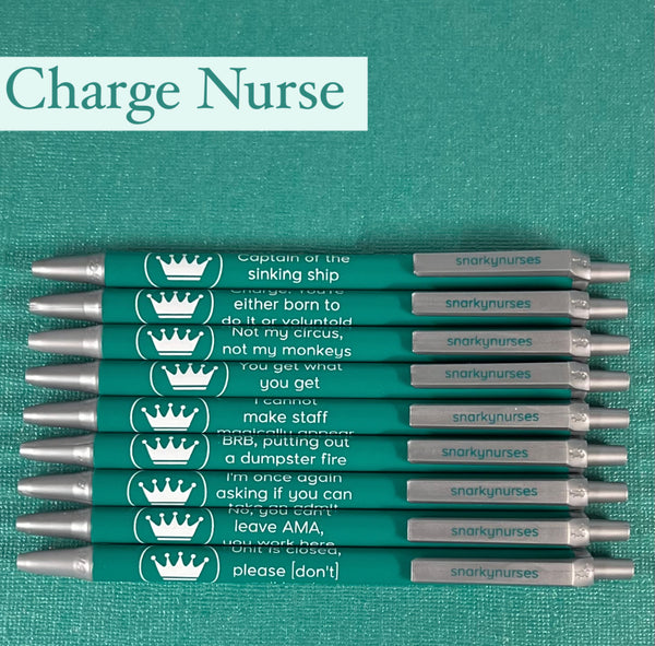 Operating Room Snarky Pens Black Ink Pens for Nurses, Periop Nurse Funny  Pens for Nurses Nurse Pens Nurse Gifts OR Nurse 