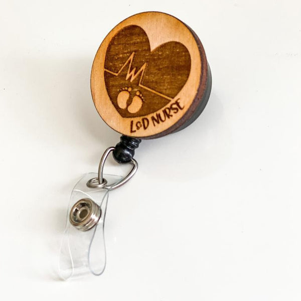 Nurse Practitioner Badge Reel Interchangeable Badge Reel Nursing Student  Lanyard Wood Badge Reel Laser Cut Badge Reel Badge Reel 