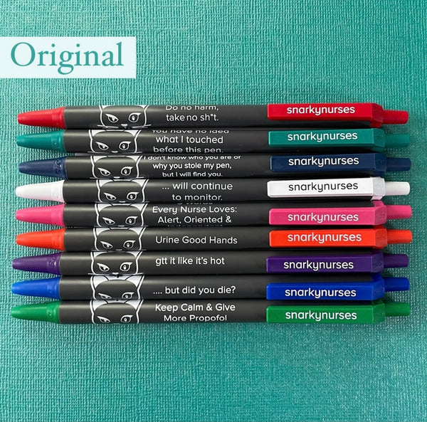 Snarky Pens: Psych - Set of 9 Pens