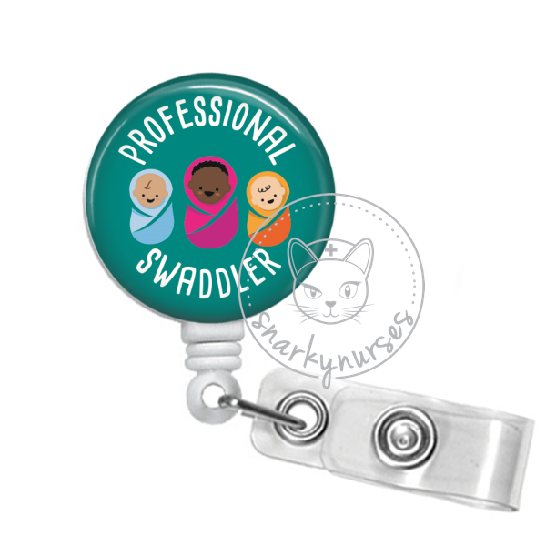 Kids Adults Badge Reel Cute Badges Peds Nurse Badge Reel Snarkynurses  Retractable ID Badge Holder Retractable Badge Reel 