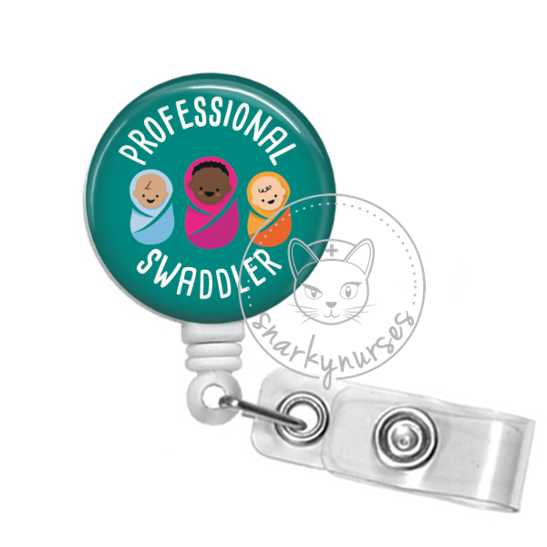 Pediatric PT Badge Reel, Peds PT ID Holder, Physical Therapy Badge