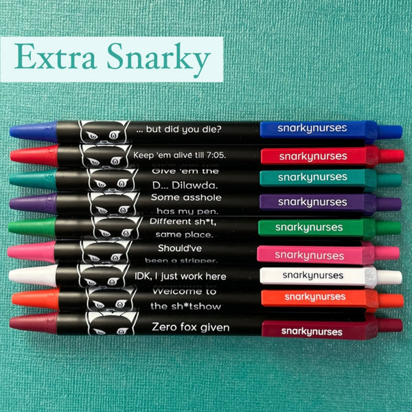 Preceptor Nurse Snarky Pens Black Ink Pens for Nurses, Cnas, Preceptor  Clinical Pens Funny Pens for Nurses Nurse Pens Nurse Gifts -  Denmark