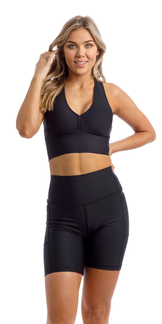 White Racer Back Bra – Carra Lee Active