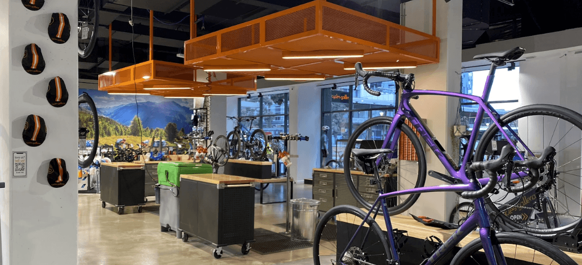 home bicycle workshop design