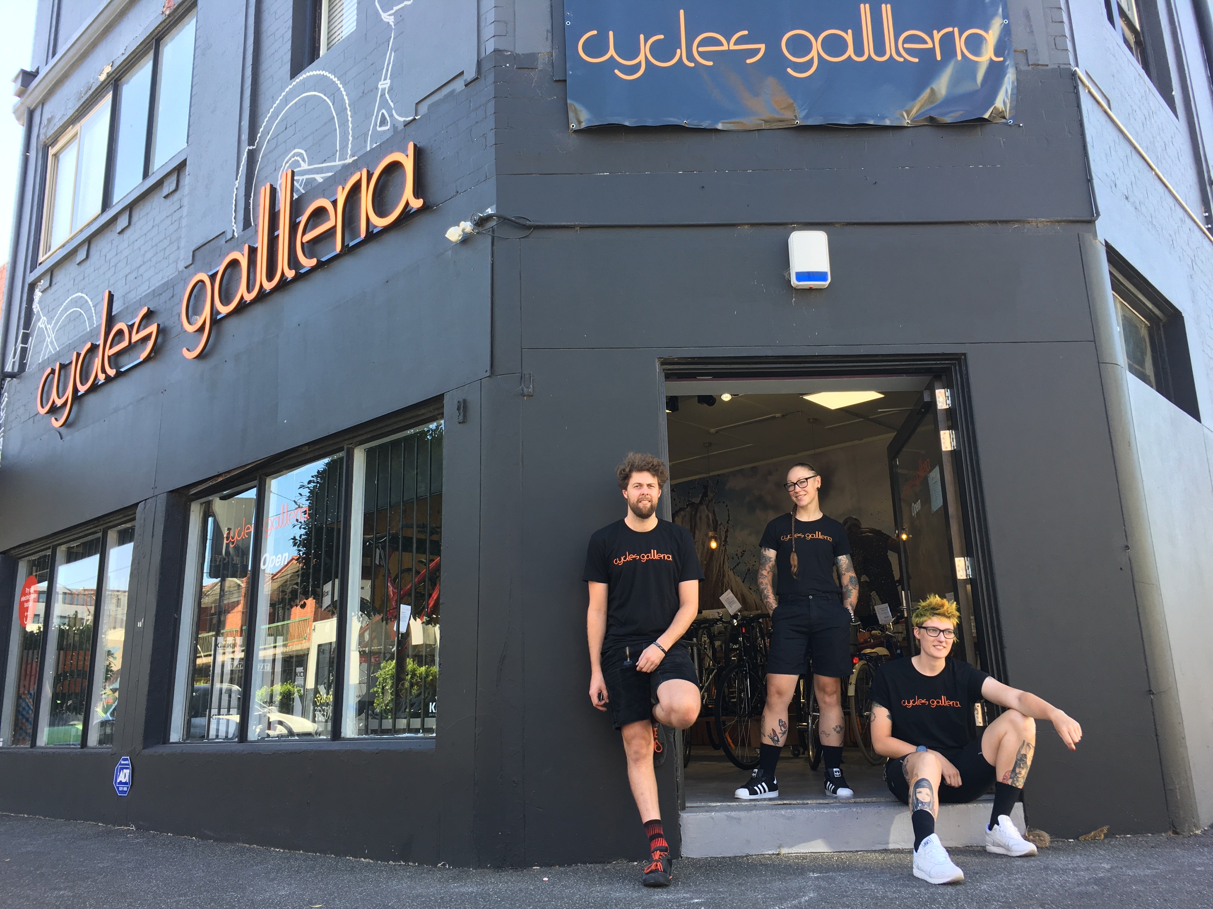 cycling galleria