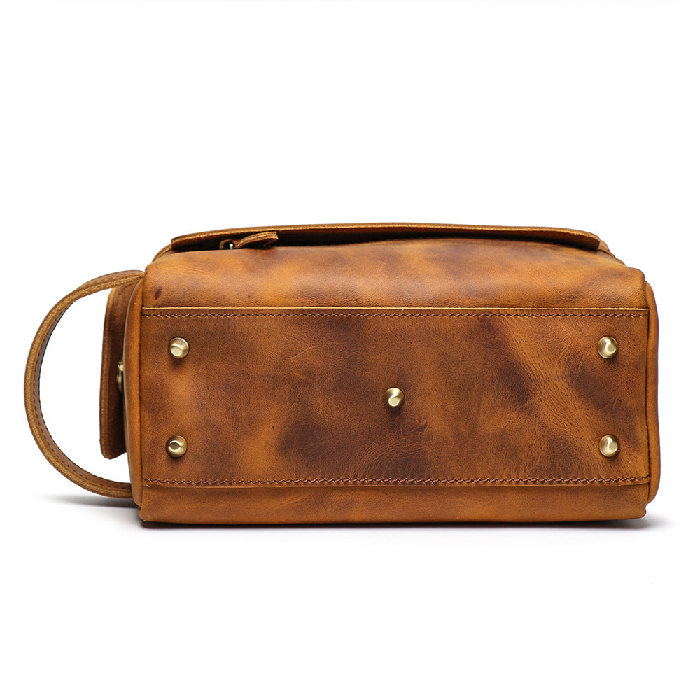 leather toiletry bag for mens monogram