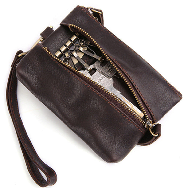 Handmade Top Grain Leather Key Holder Leather Key Organizer Pocket ...