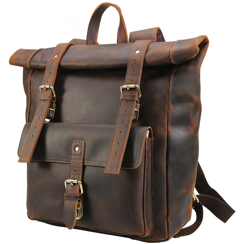 Man Backpack Handmade Leather Backpack Travel Backpack Vintage Backpac ...