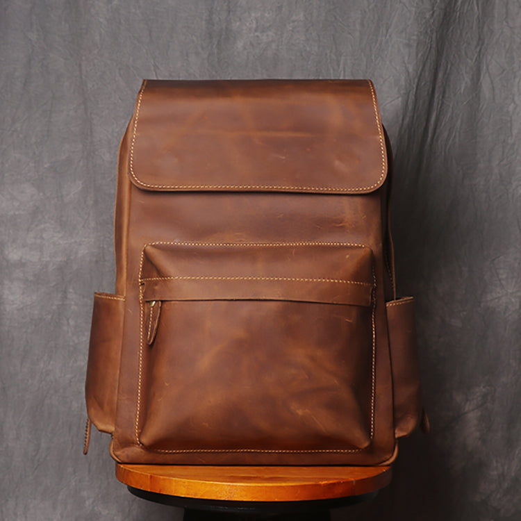 Handmade Leather Backpack Travel Backpack Men Backpack NZ11 – Unihandmade