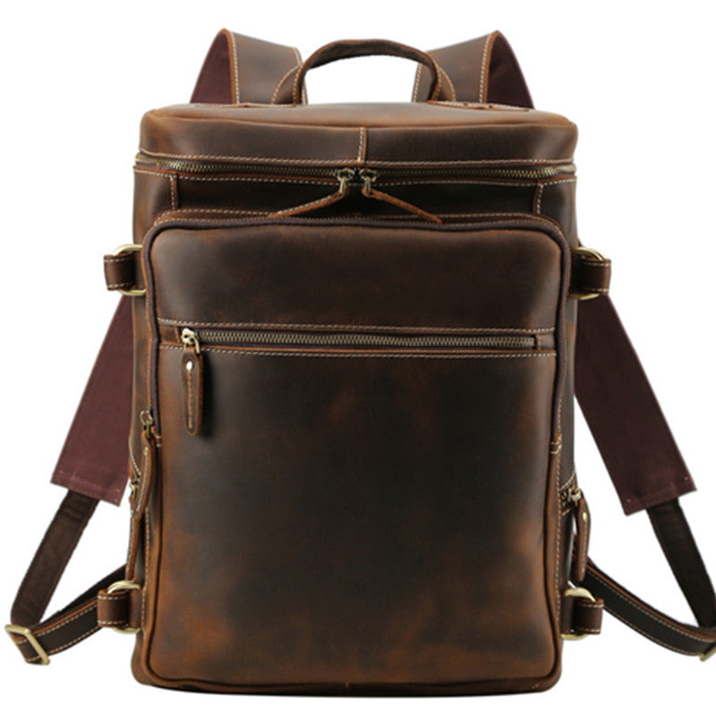 Travel Backpacks Handmade Leather Backpack Men Backpack – Unihandmade