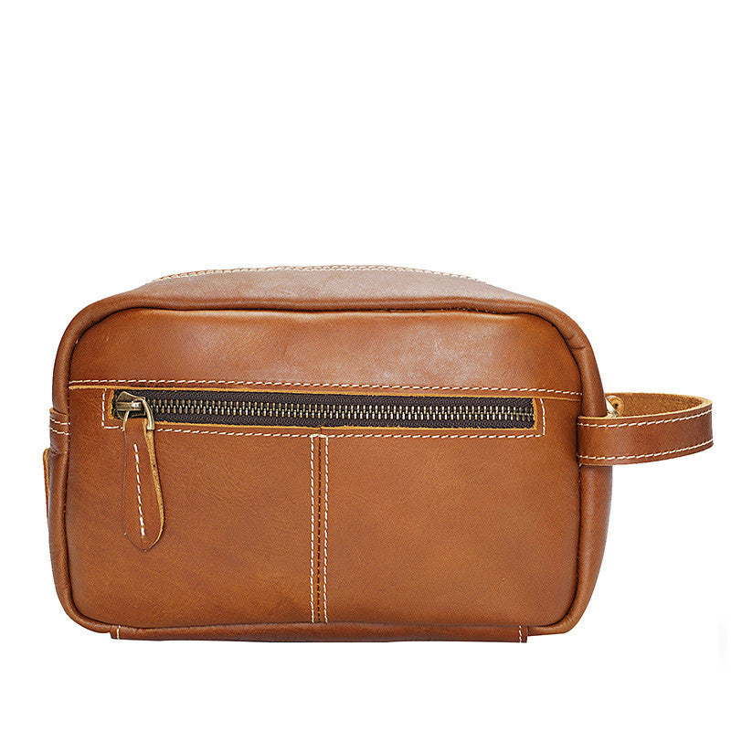 Download Handmade Full Grain Leather Dopp Kit Cosmetic Bag Toiletry ...