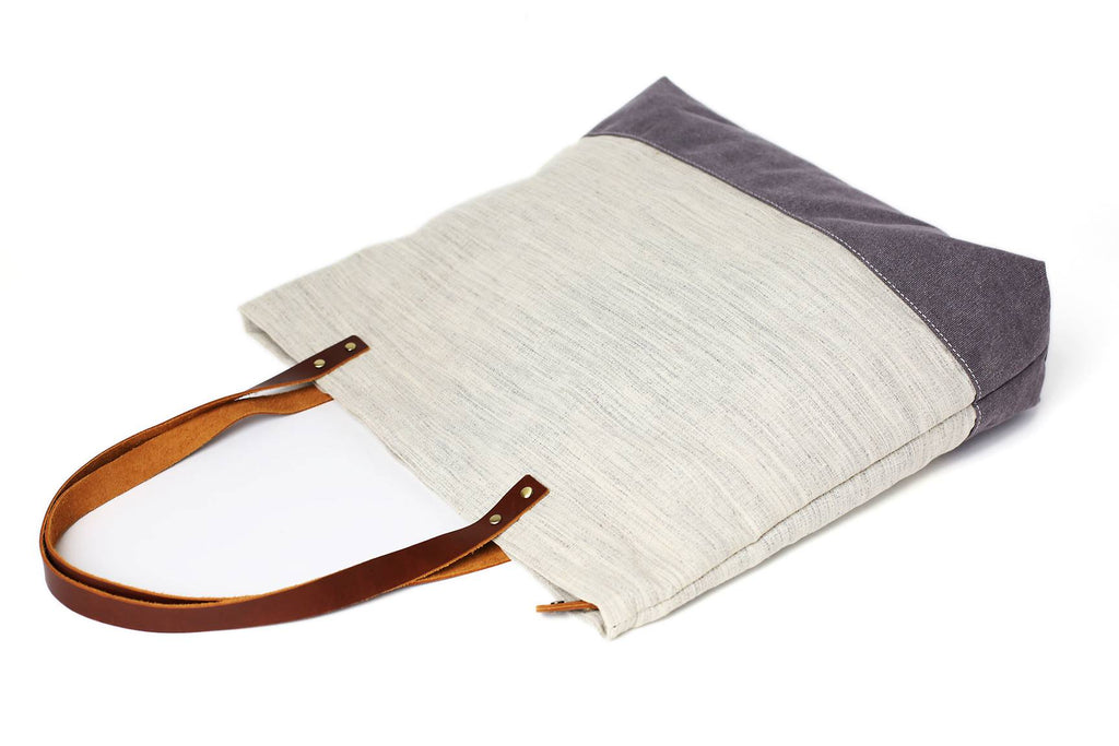 Handmade Canvas Tote Bags Women Shoulder Bags College Handbags 14040 - Unihandmade