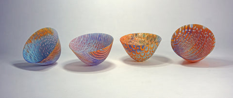 bright skies medium vessels at london glassblowing amanda simmons