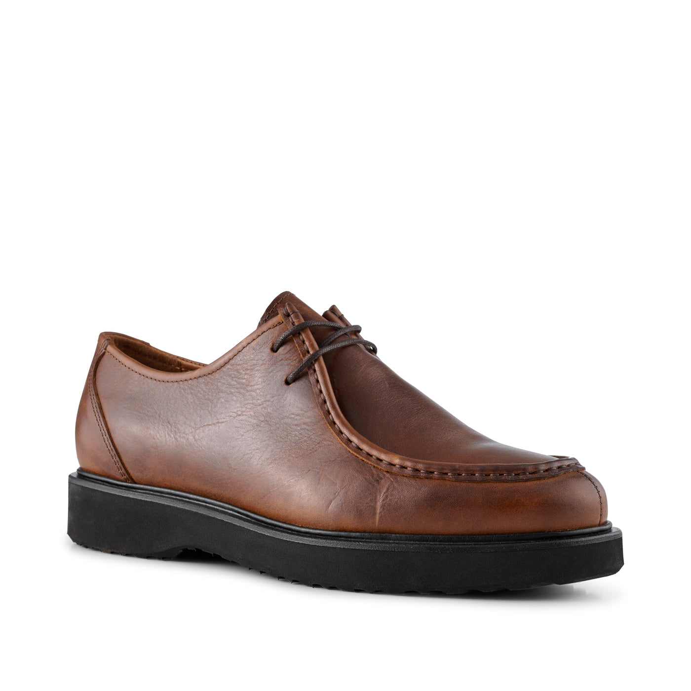 Cosmos apron shoe leather - BROWN
