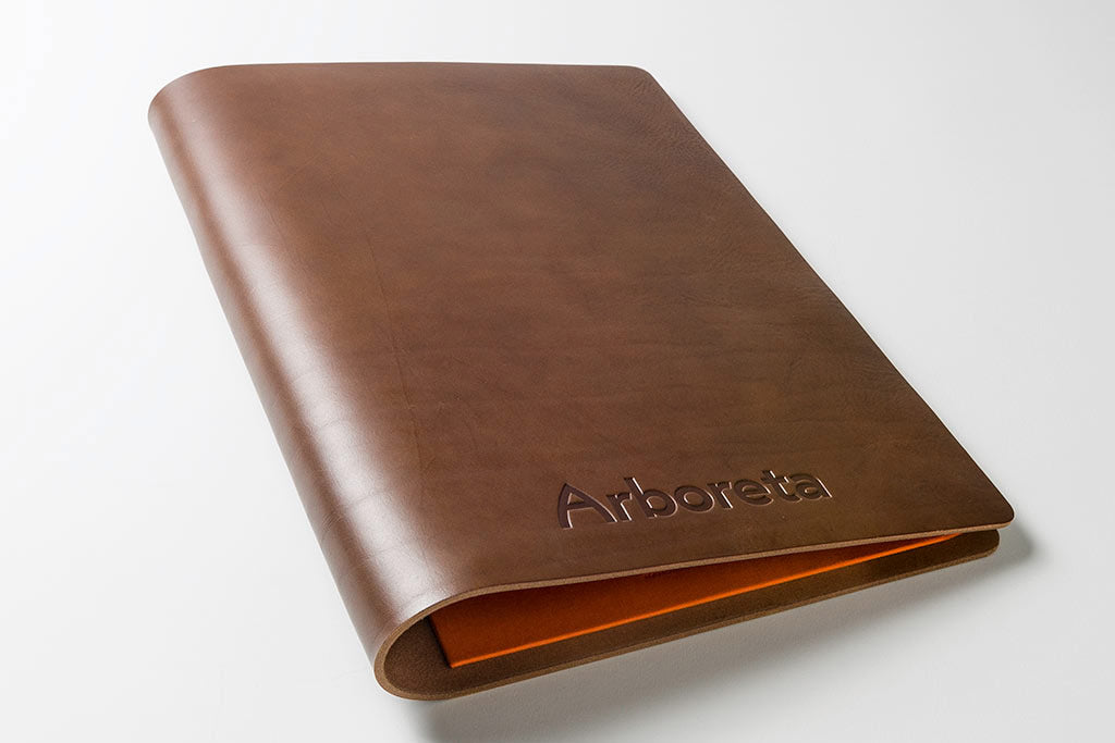 A4 Leather Screw Post Portfolio Book