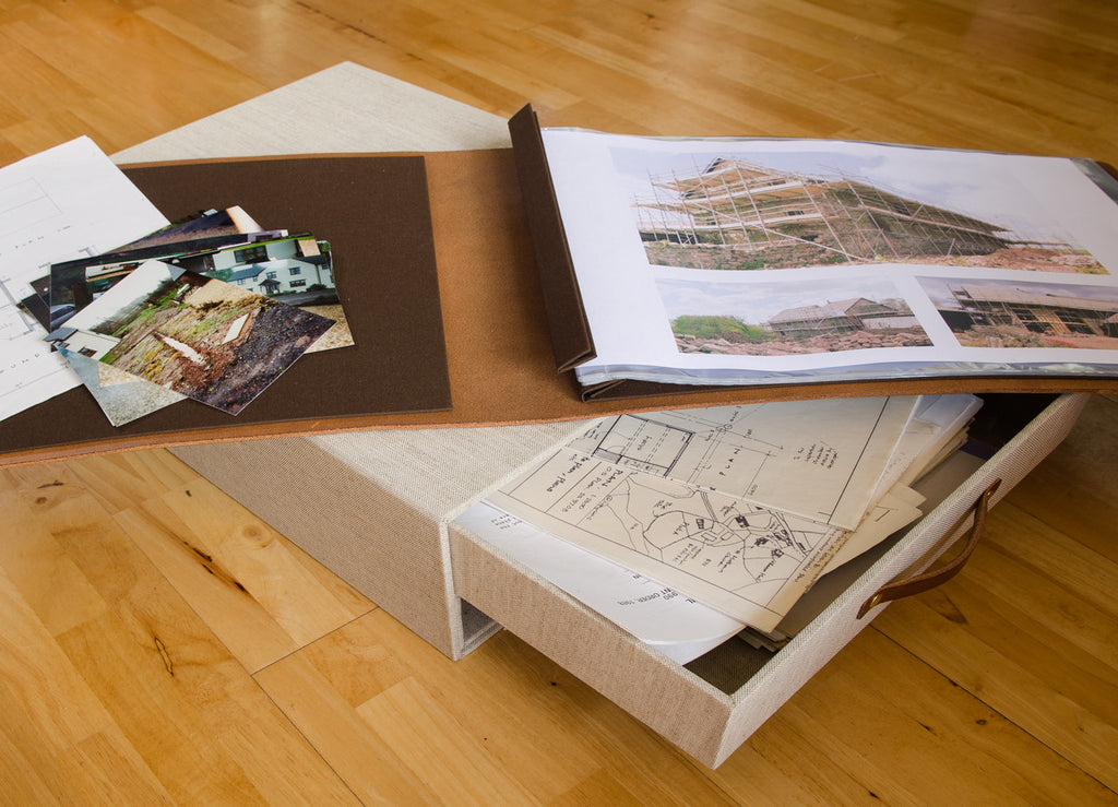 A bespoke Box and Album top Record the Building and Renovation of Project