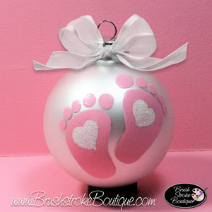 baby girl ornament