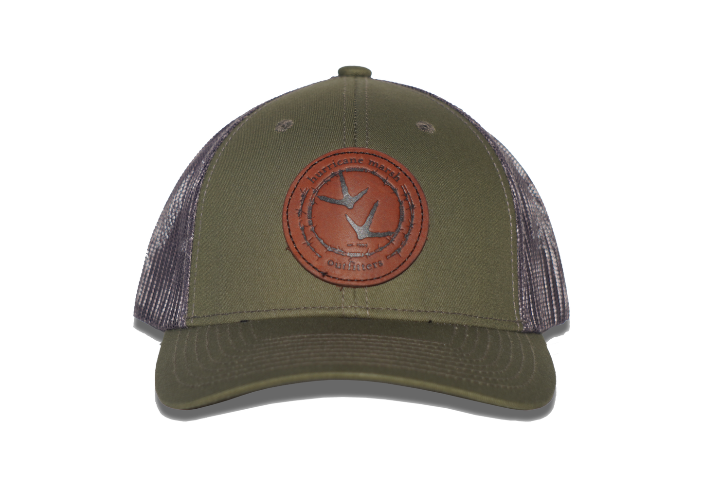 Turkey Strut Leather Patch Trucker Hat Mossy Oak Greenleaf/Loden – AG  Outfitters NC