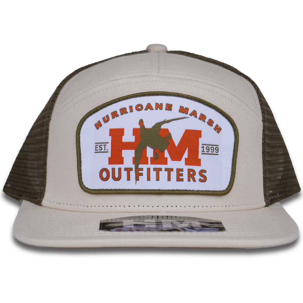 The Woodie Richardson 7 Panel Hat – Hurricane Marsh Outfitters