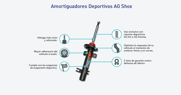 Amortiguadores deportivos AG Shox