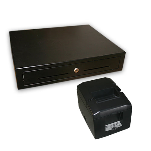 Star TSP654LAN Receipt Printer and Cash Drawer Hardware Bundle Square PayPal Here