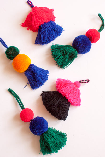 Pom poms and Tassels