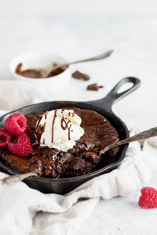 Fudge Skillet Brownie for Two
