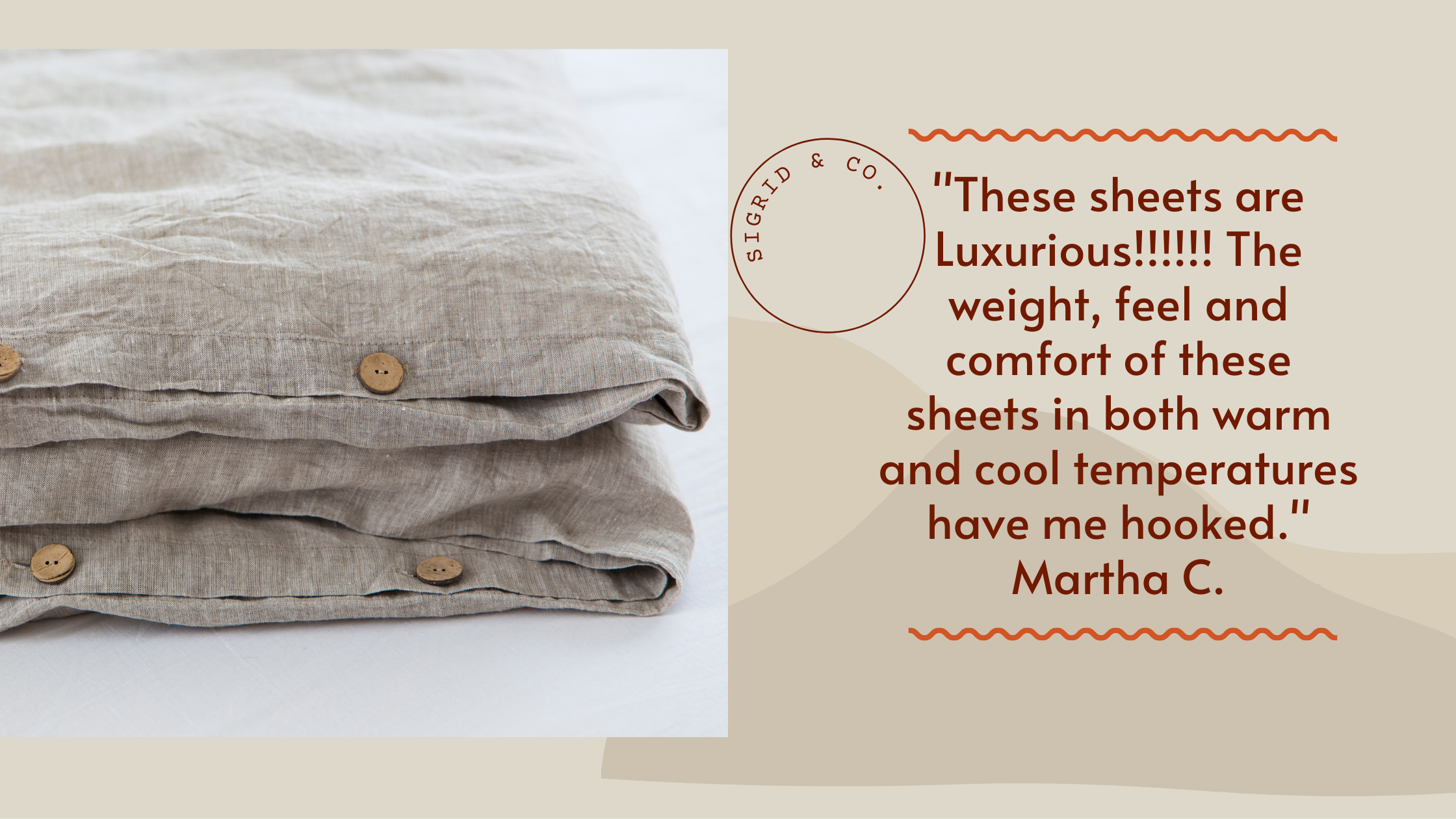Linen Bedding and Pillow Sets