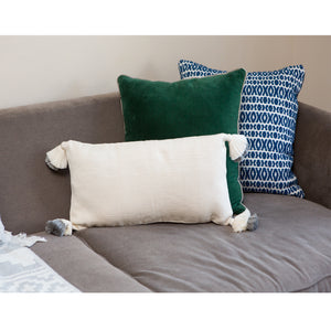 Tiffany Lumbar Pillow In Gray Sigrid Co