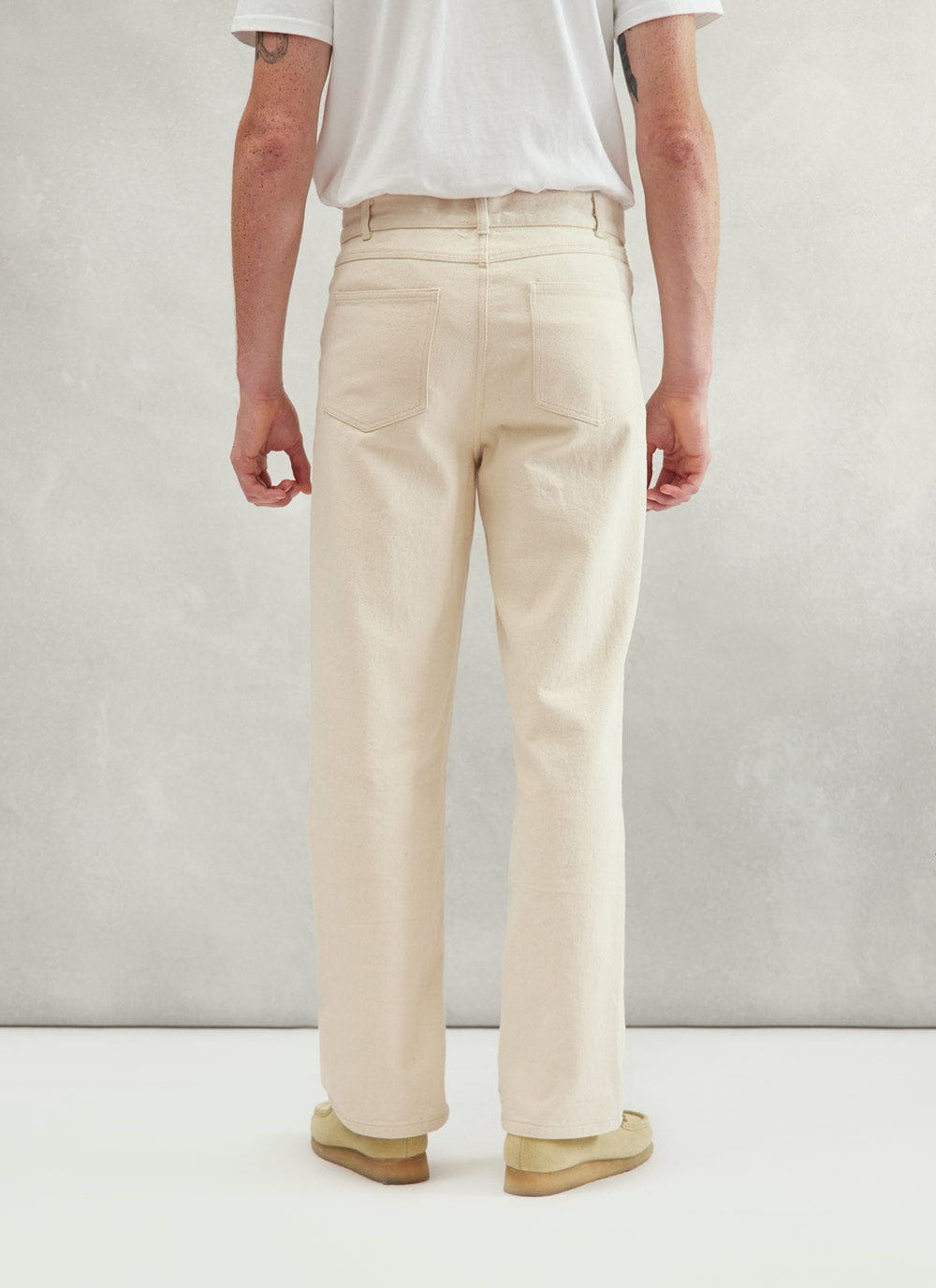 Cotton Twill Trousers エクリュ 38